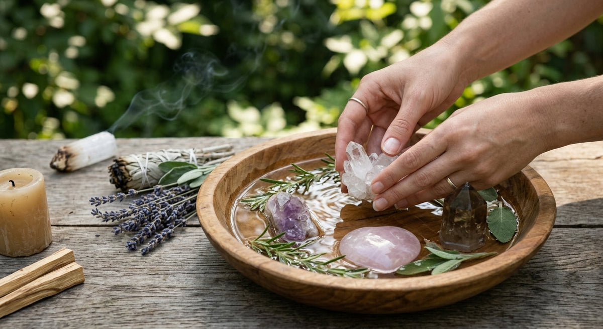 Smoke, Water, and Moonlight: The Best Ways to Cleanse Your Crystals