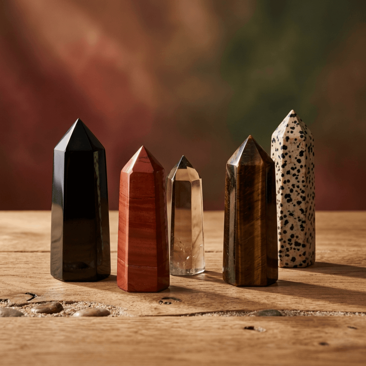 Root Chakra Healing Crystal Collection