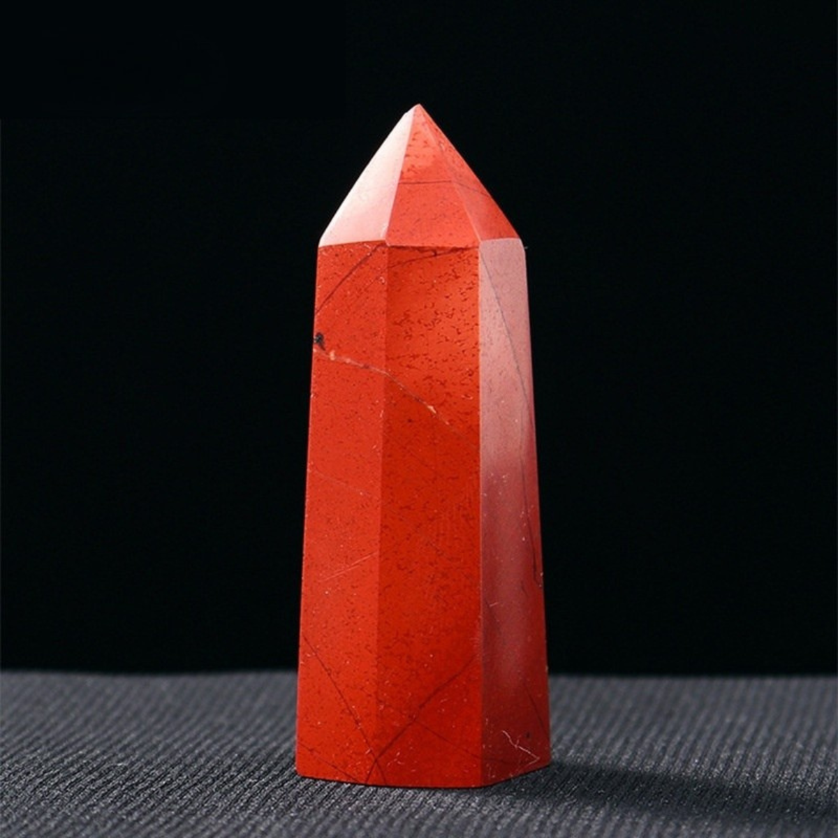 Red Jasper Crystal Tower