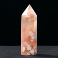 Cherry Blossom Agate Crystal Tower