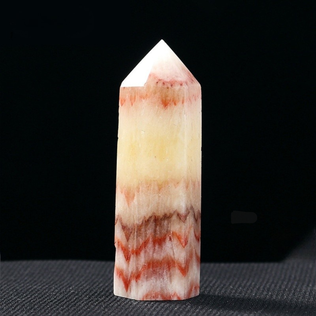 Rhodochrosite Crystal Tower