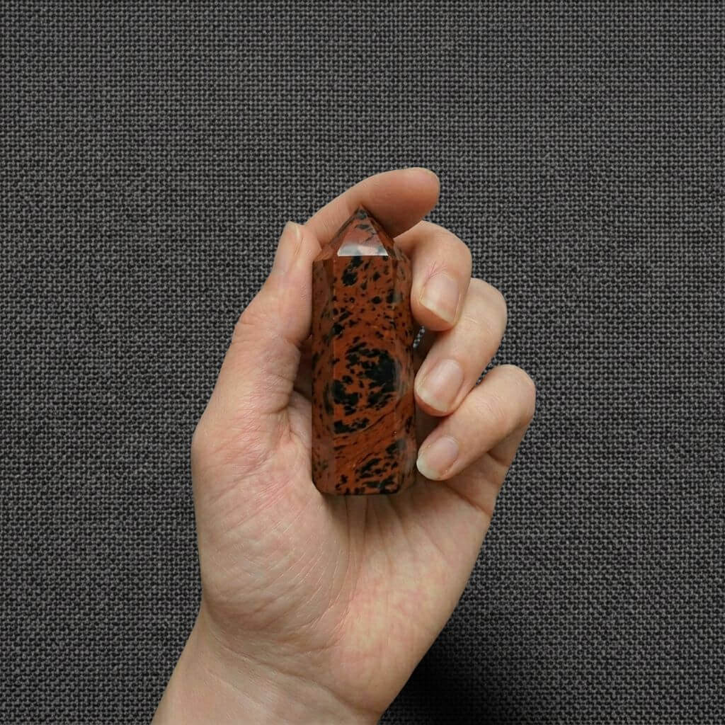 Red Obsidian Crystal Tower