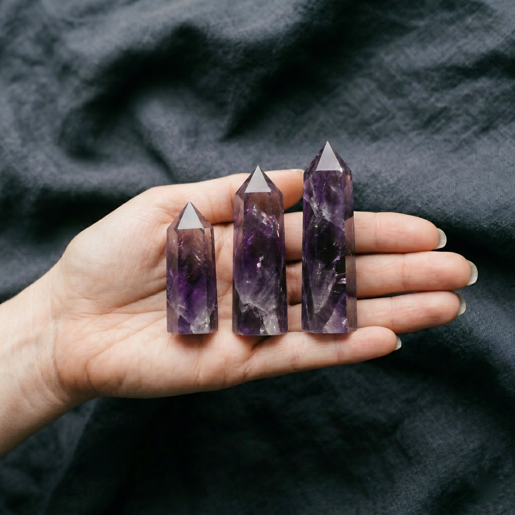Brazilian Amethyst Crystal Tower