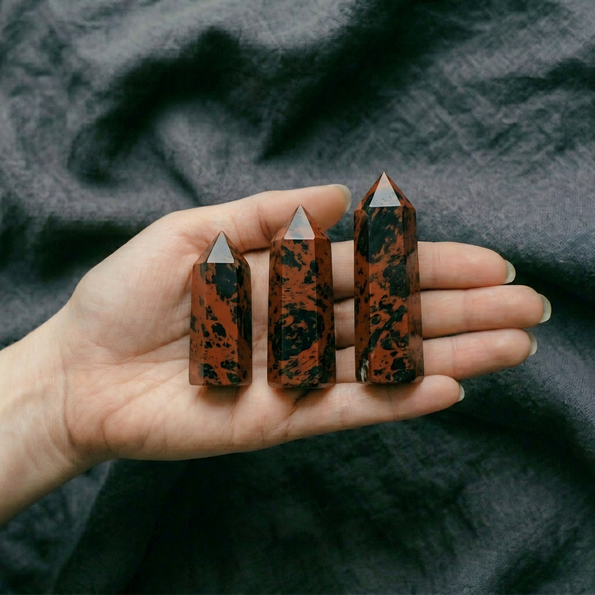 Red Obsidian Crystal Tower