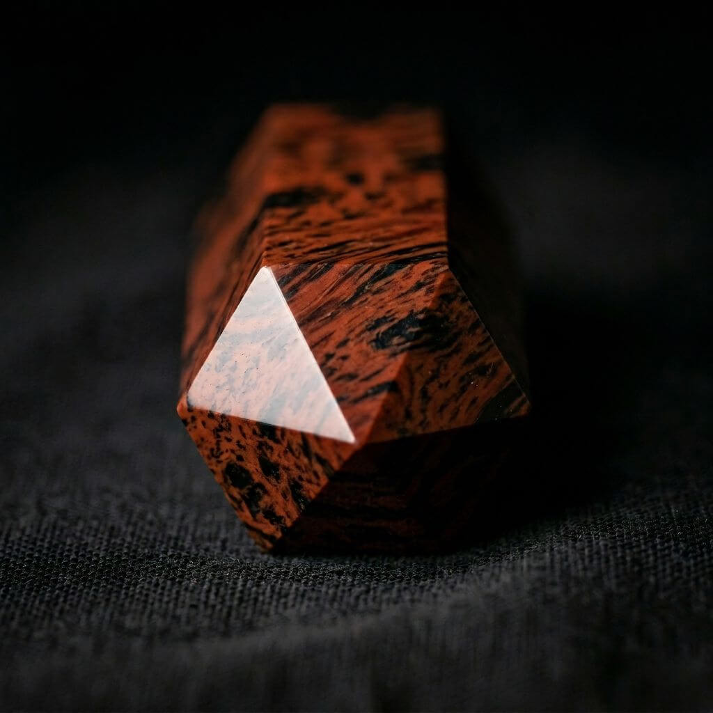 Red Obsidian Crystal Tower
