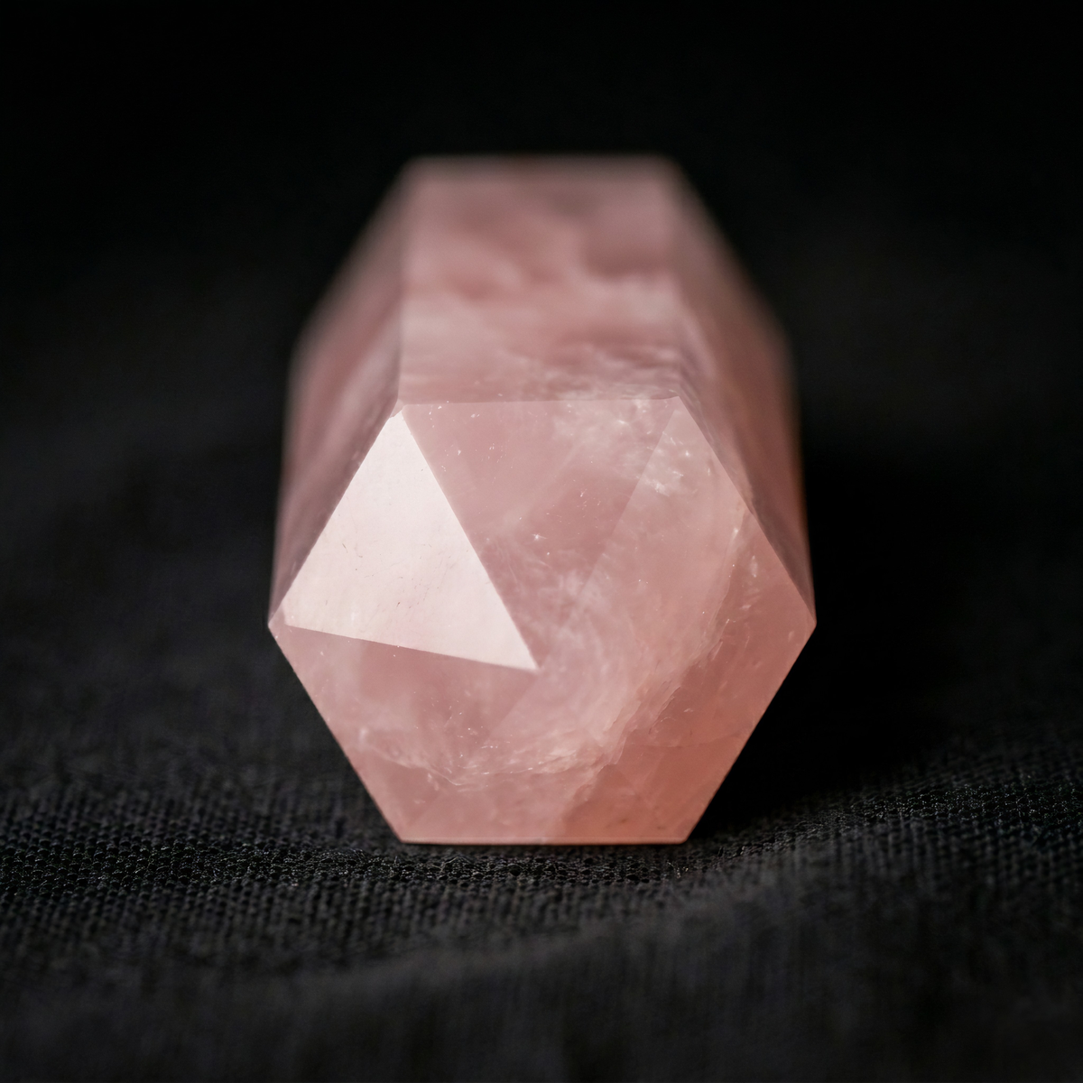 Rose Quartz Crystal Tower